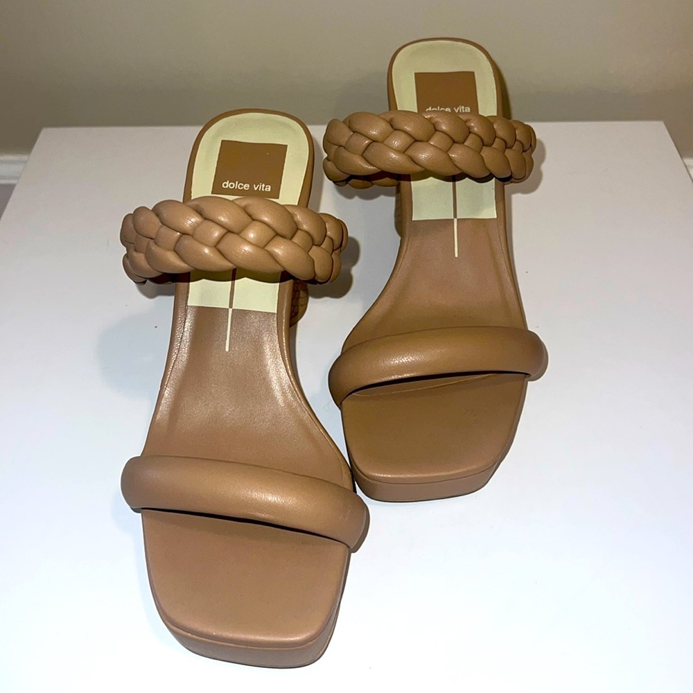 Dolce Vita Braided Heels – Size 7.5, worn once!